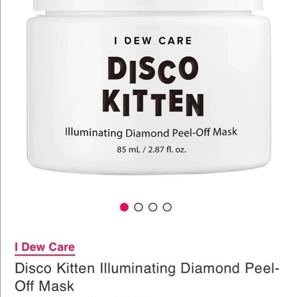 I dew care disco kitten illuminating diamond peel off mask BNIB - Picture 3 of 5